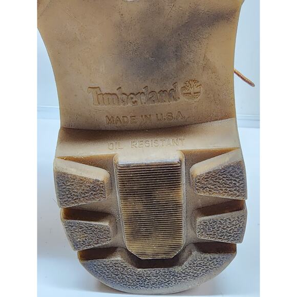 Timberland 10066 6 Inch Wheat Leather Boots Men\'s Size 11.5 M main image 11